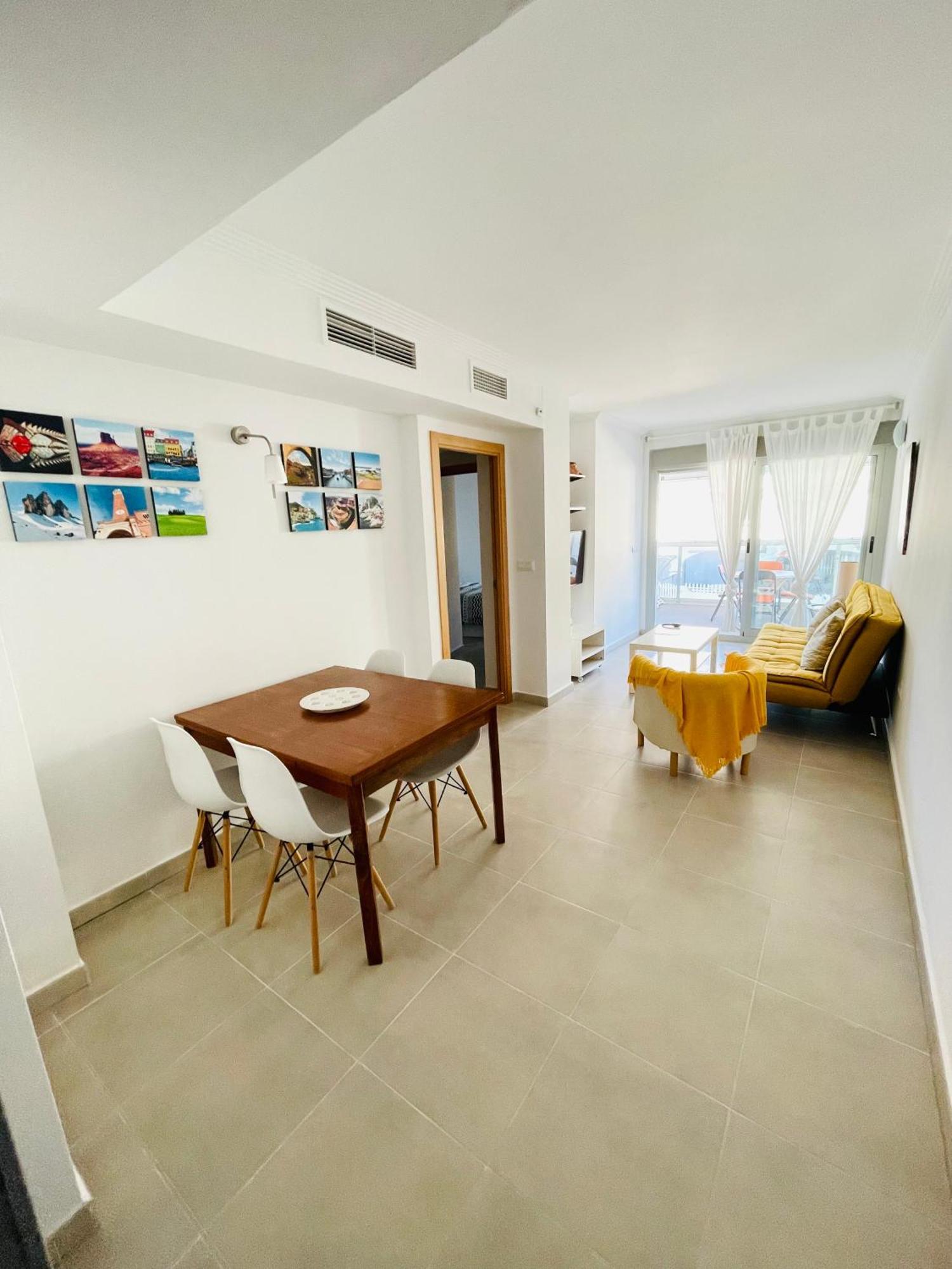 Apartamento En Primera Linea Con Vistas A La Playa Ensenada Del Esparto Del Residencial Vina Del Mar Leilighet La Manga del Mar Menor Eksteriør bilde