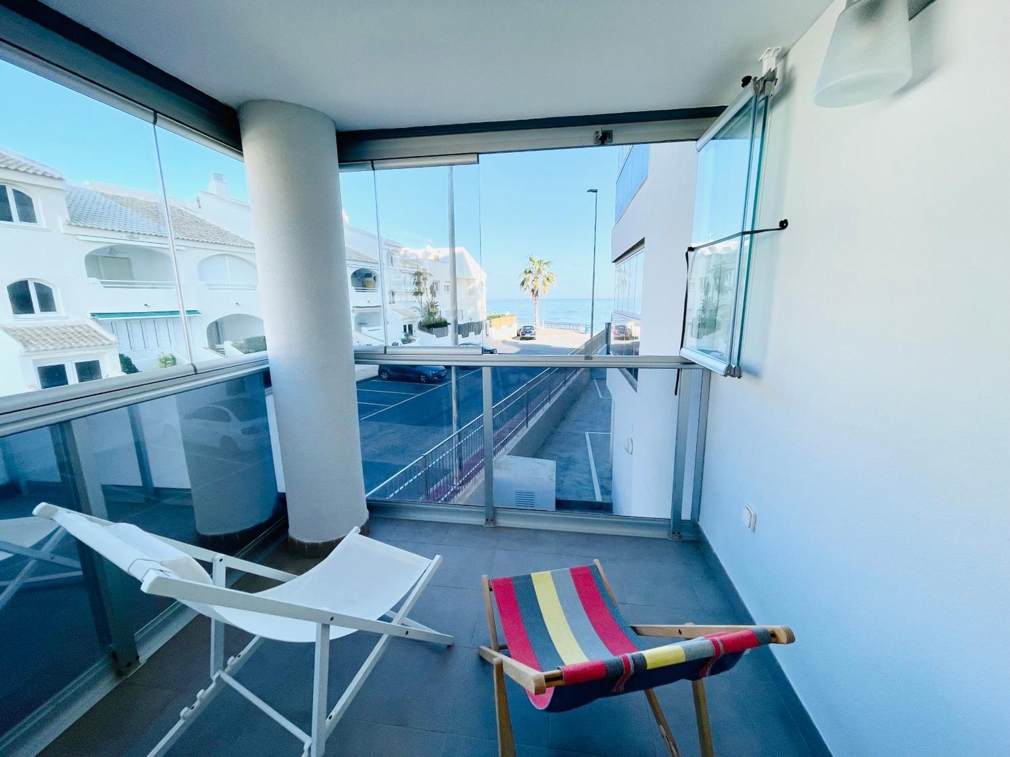 Apartamento En Primera Linea Con Vistas A La Playa Ensenada Del Esparto Del Residencial Vina Del Mar Leilighet La Manga del Mar Menor Eksteriør bilde