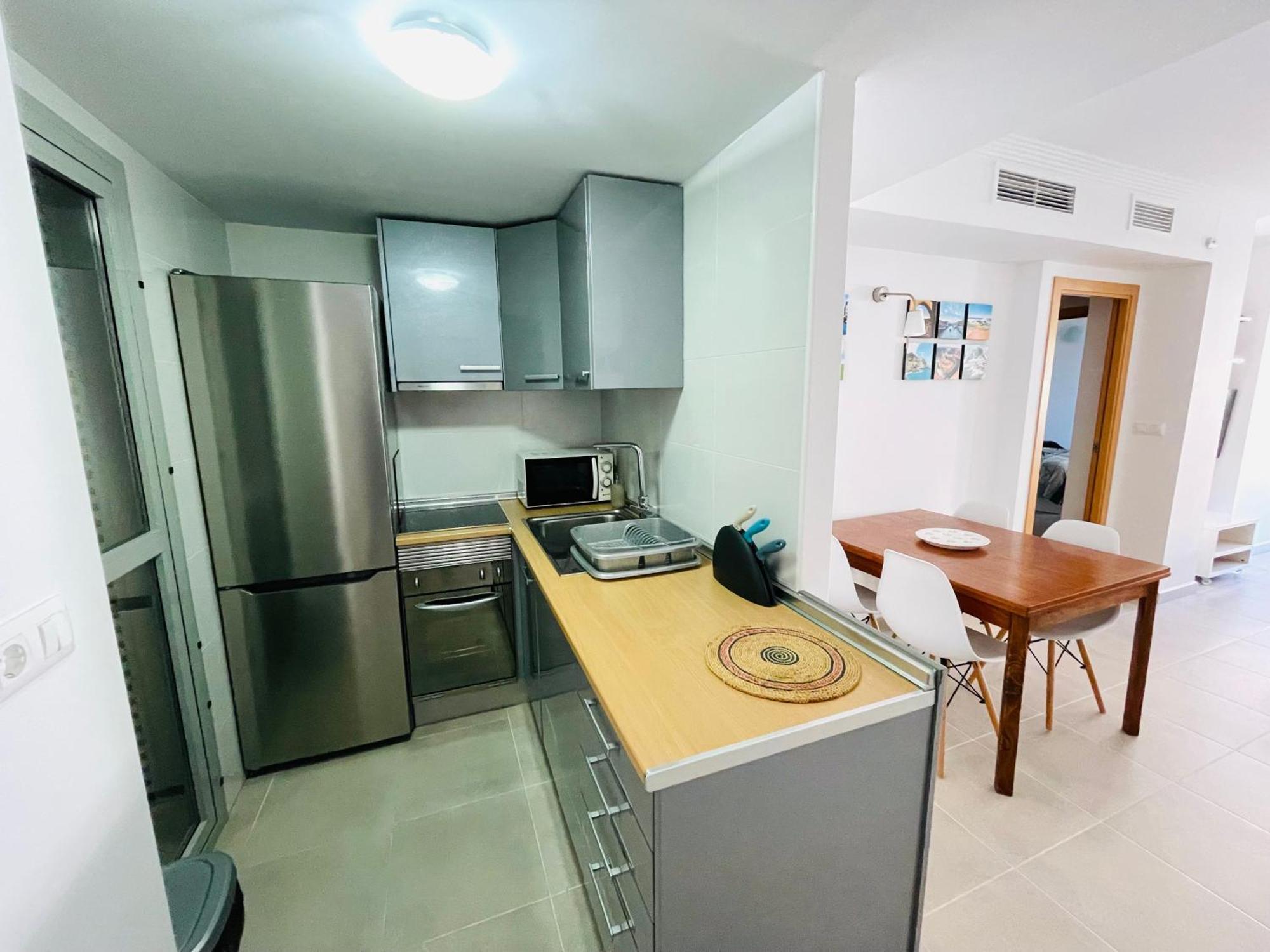 Apartamento En Primera Linea Con Vistas A La Playa Ensenada Del Esparto Del Residencial Vina Del Mar Leilighet La Manga del Mar Menor Eksteriør bilde