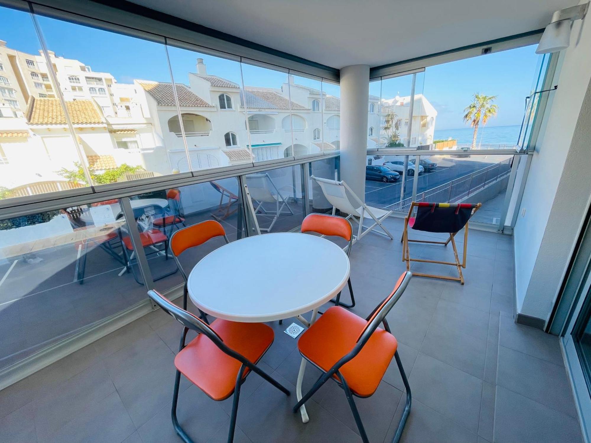Apartamento En Primera Linea Con Vistas A La Playa Ensenada Del Esparto Del Residencial Vina Del Mar Leilighet La Manga del Mar Menor Eksteriør bilde