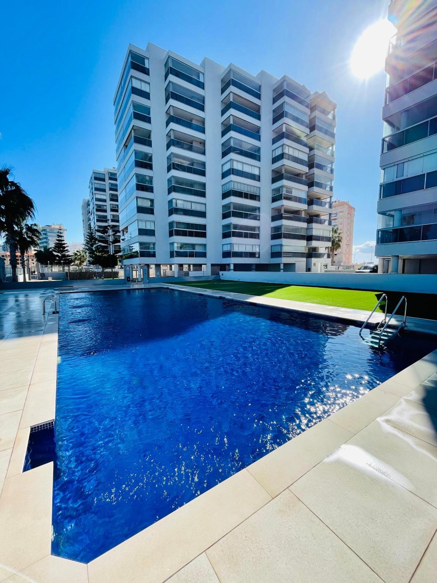 Apartamento En Primera Linea Con Vistas A La Playa Ensenada Del Esparto Del Residencial Vina Del Mar Leilighet La Manga del Mar Menor Eksteriør bilde