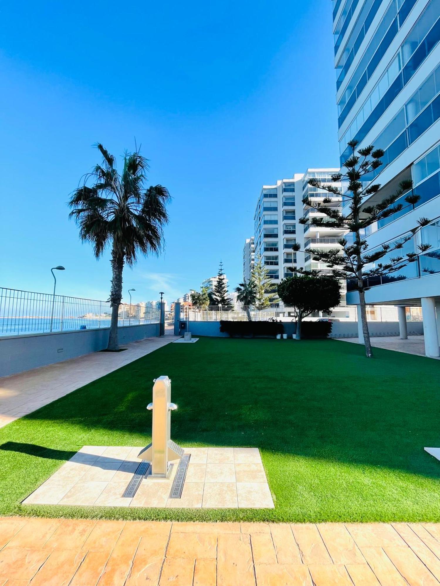 Apartamento En Primera Linea Con Vistas A La Playa Ensenada Del Esparto Del Residencial Vina Del Mar Leilighet La Manga del Mar Menor Eksteriør bilde